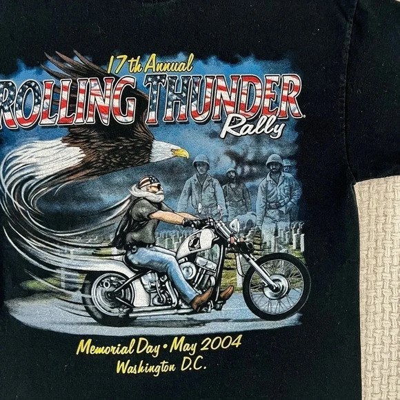 Vintage 2004 Biker Rally T-Shirt - Picture 5 of 6